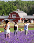 YOGA IN THE FLOWER FIELDS
