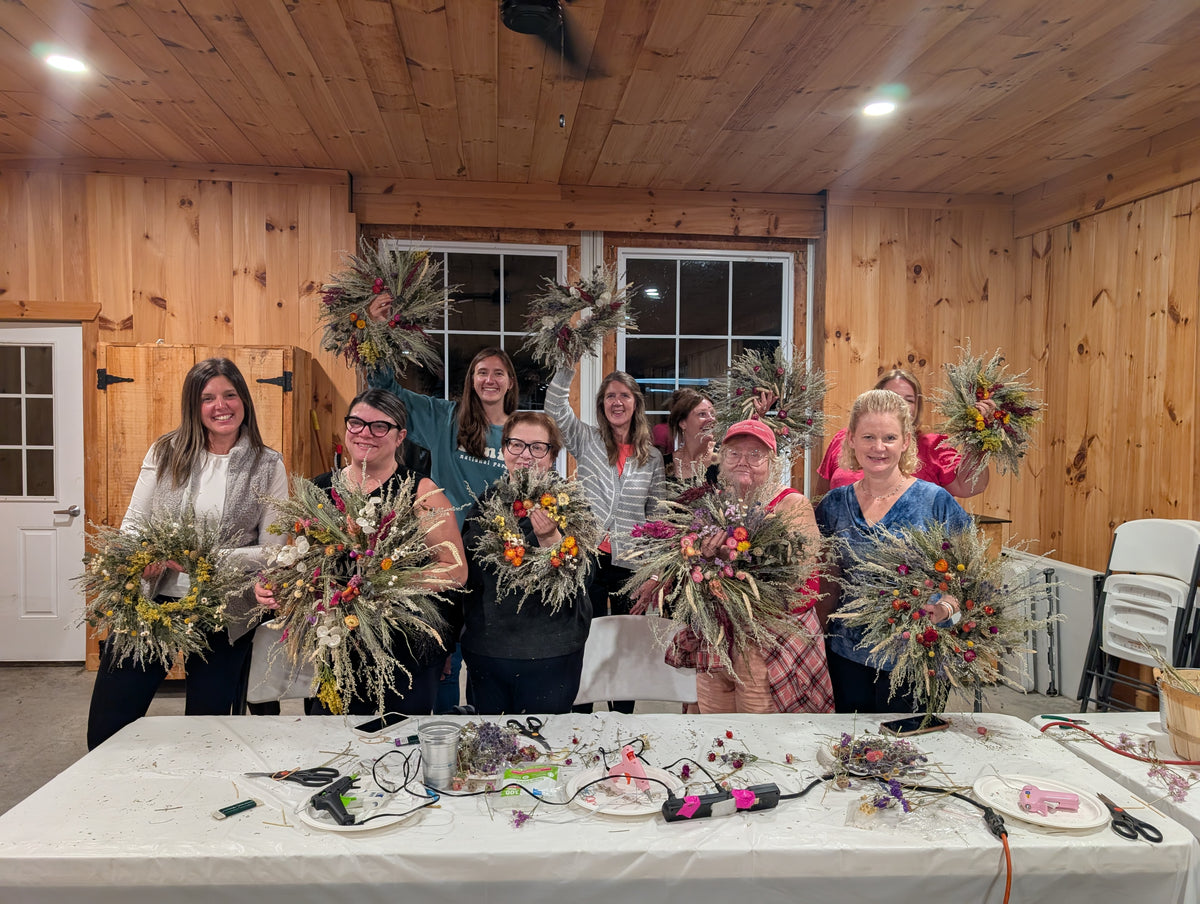 DRIED FLOWER WREATH WORKSHOP
