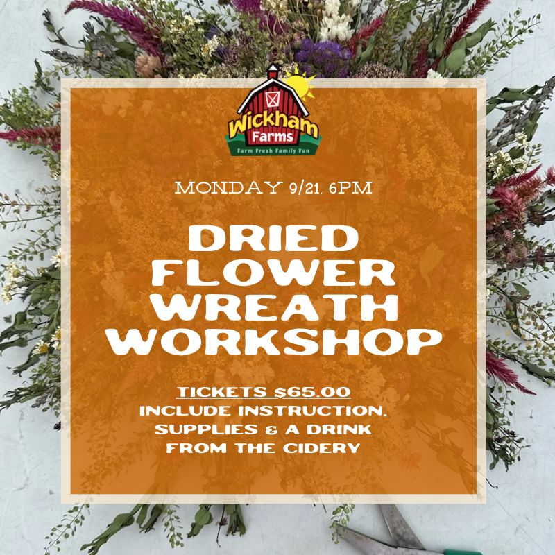 DRIED FLOWER WREATH WORKSHOP
