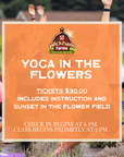 YOGA IN THE FLOWER FIELDS